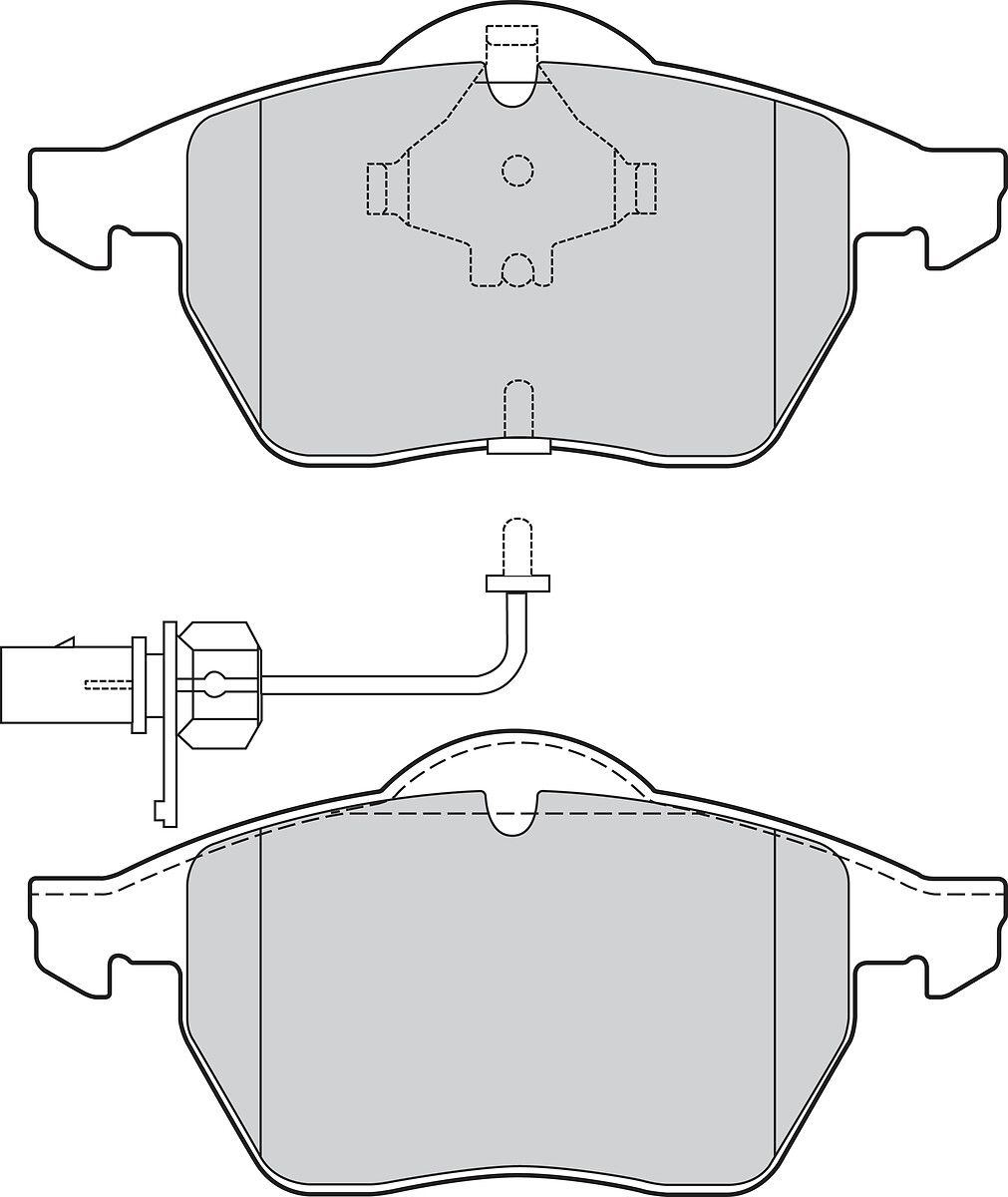 Brake Pad Set, disc brake-1