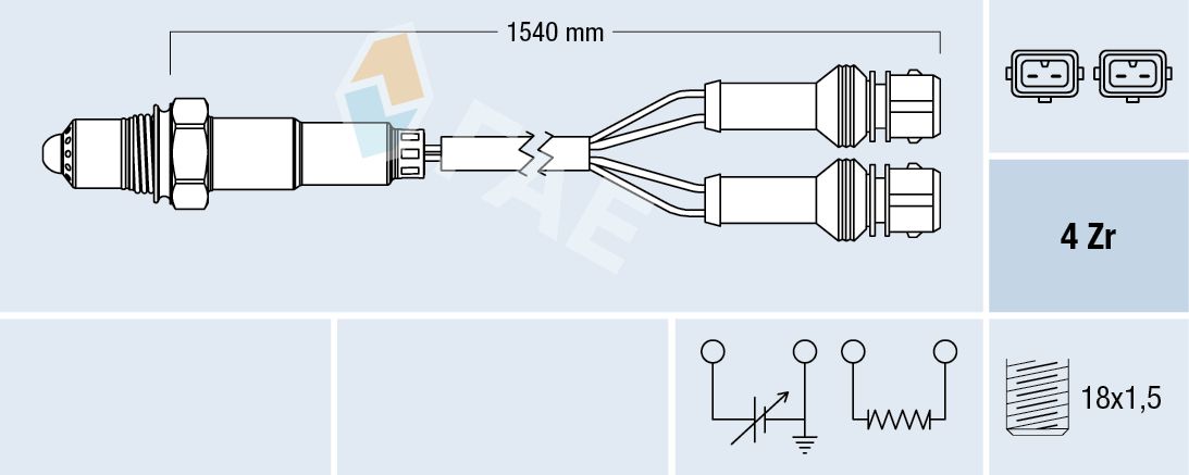 FAE 77127 Oxygen sensor