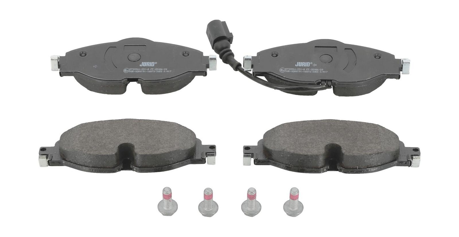 JURID 573390J Brake pad set, disc brake