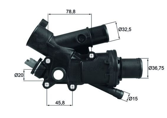 Thermostat, coolant