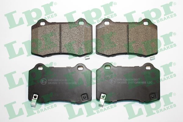 LPR 05P1855 Brake pad set, disc brake