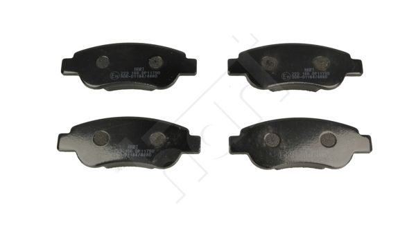 HART 223 166 Stabdžių trinkelių rinkinys, diskinis stabdys