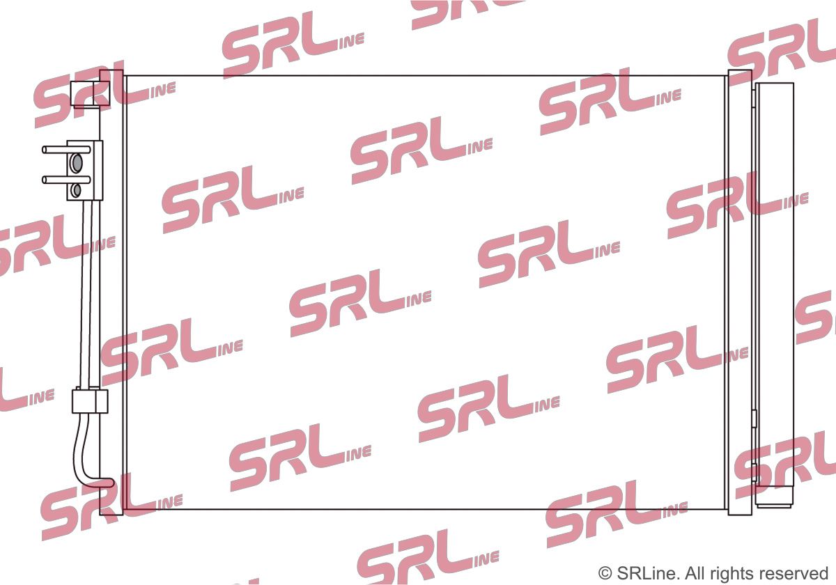 SRLINE 41B1K8C1S Condenser, air conditioning