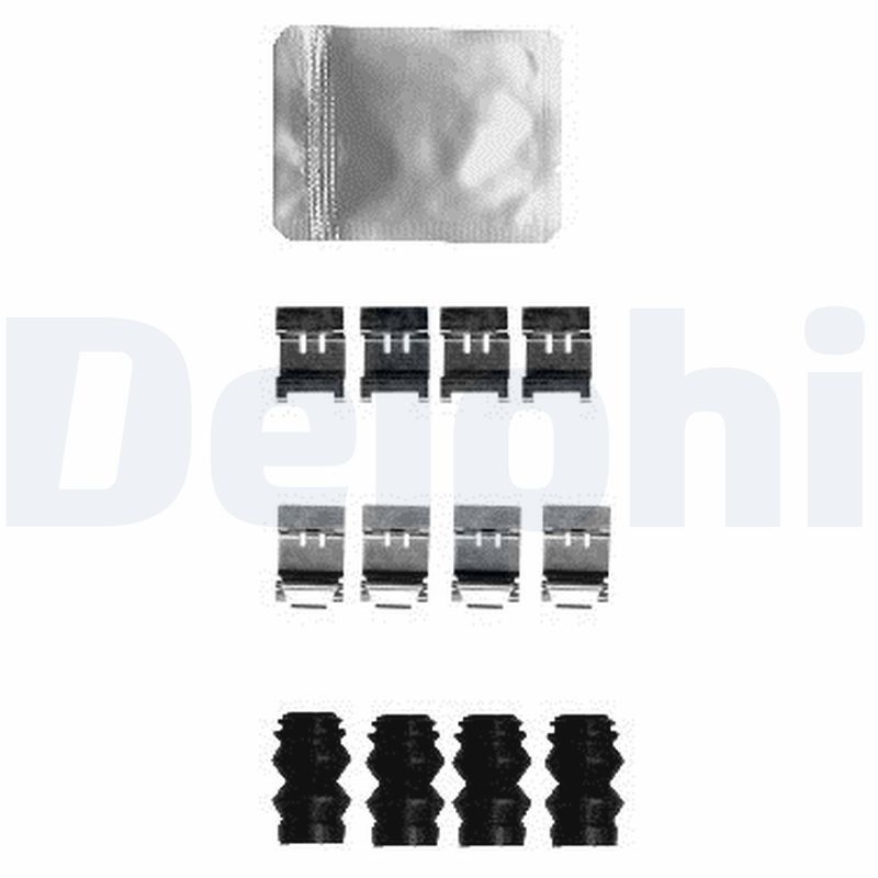DELPHI LX0593 Accessory kit, disc brake pad