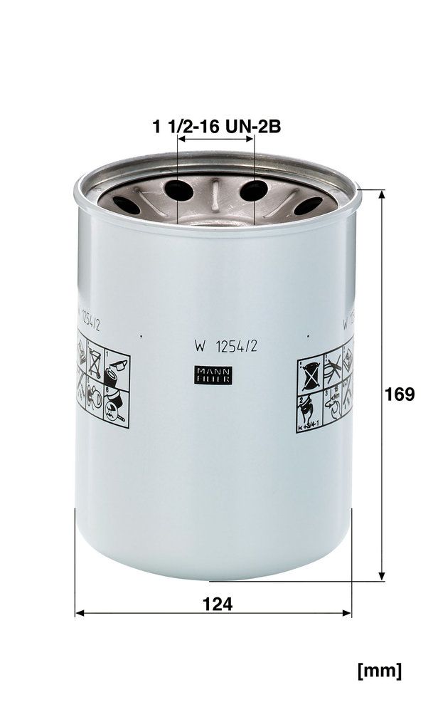 Filter, operating hydraulics-3