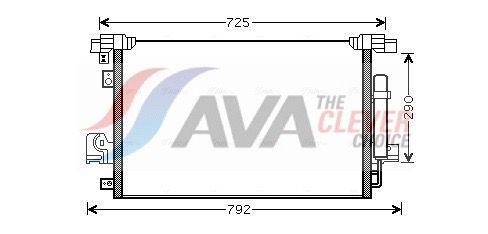 AVA CLEVER CHOICE MT5210D Condenser, air conditioning