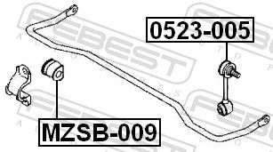Mounting, stabiliser bar-1