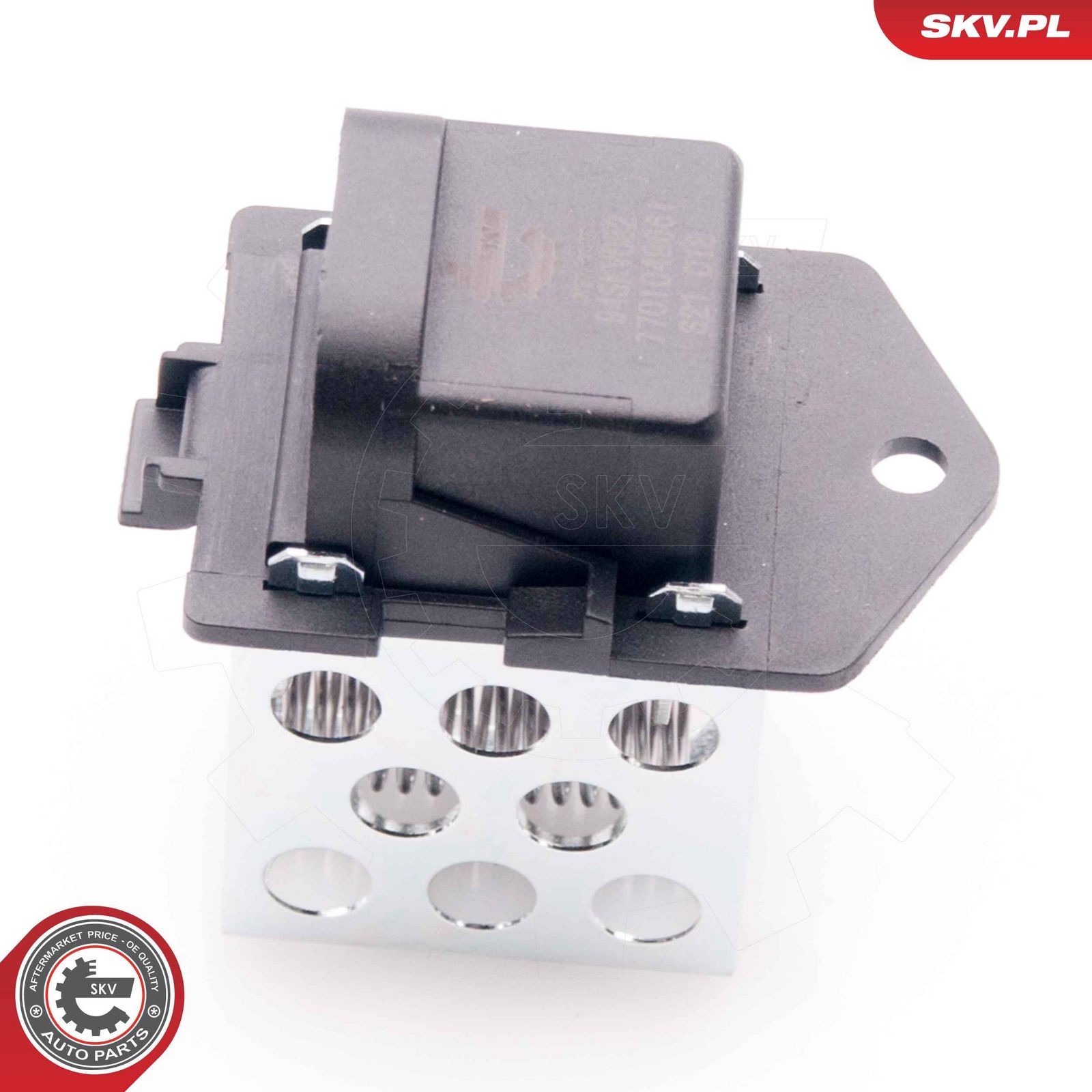 Resistor, interior blower