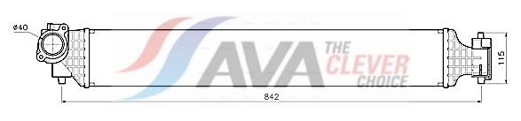 AVA CLEVER CHOICE HD4336 Charge air cooler