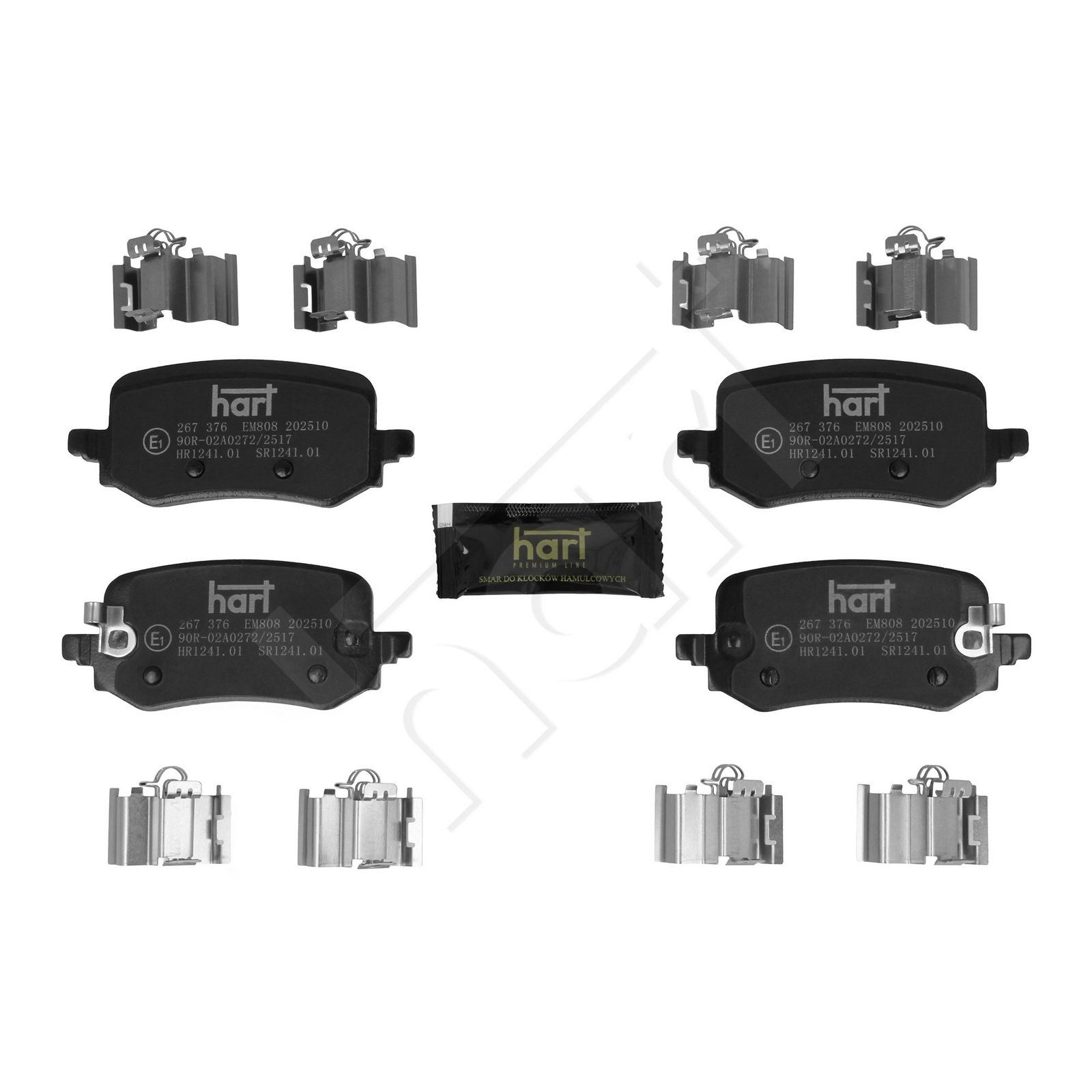 HART 267 376 Brake pad set, disc brake