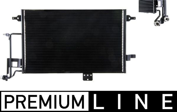 MAHLE AC 822 000P Kondensatorius, oro kondicionierius