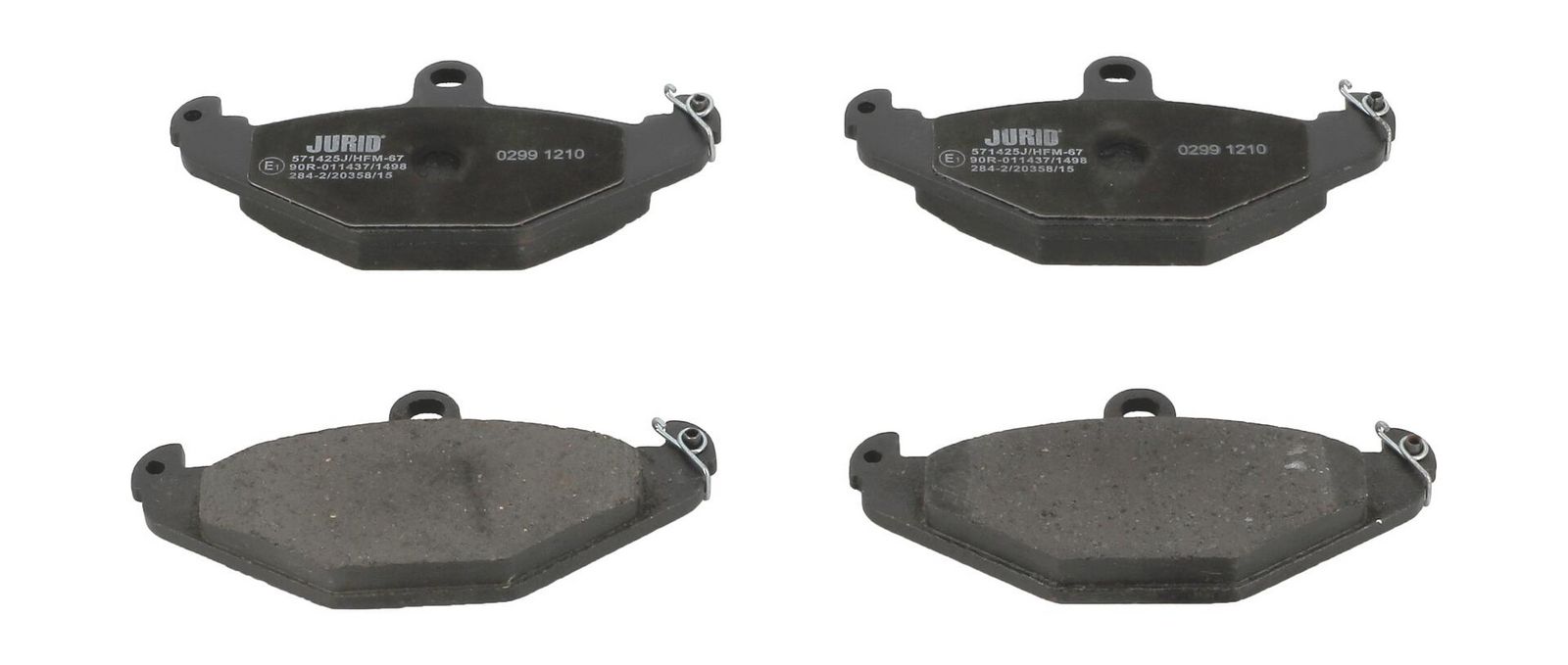 JURID 571425J Brake pad set, disc brake