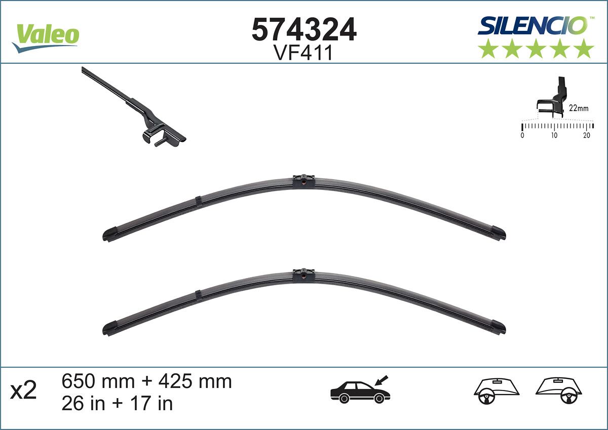 VALEO 574324 Wiper blade