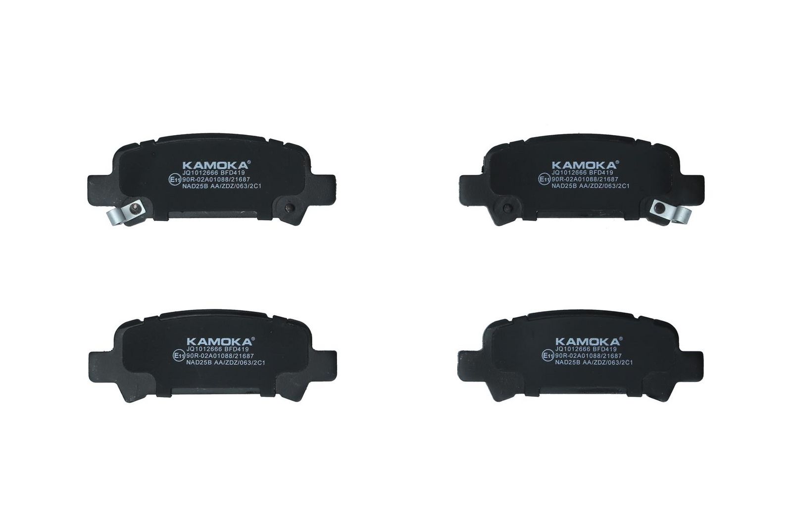 KAMOKA JQ1012666 Brake pad set, disc brake