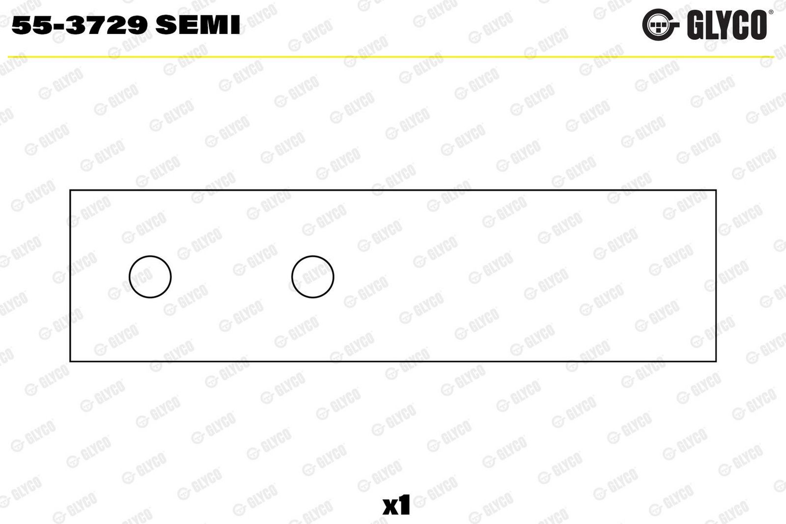 GLYCO 55-3729 SEMI Small end bushes, connecting rod