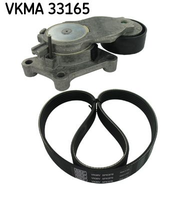 SKF VKMA 33165 V formos rumbuotas diržas, komplektas