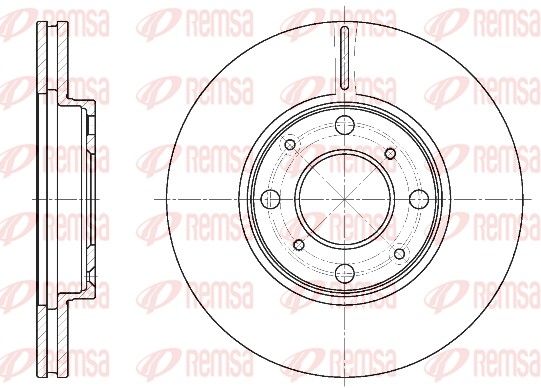 REMSA 6844.10 Brake disc