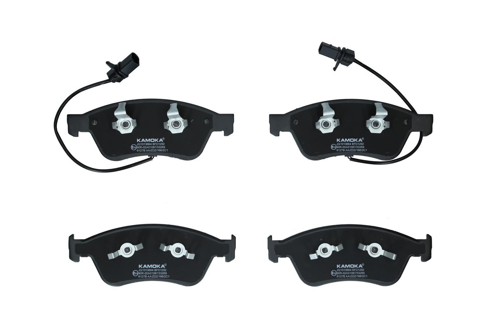 KAMOKA JQ1013664 Brake pad set, disc brake