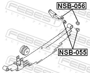 Bushing, leaf spring-1