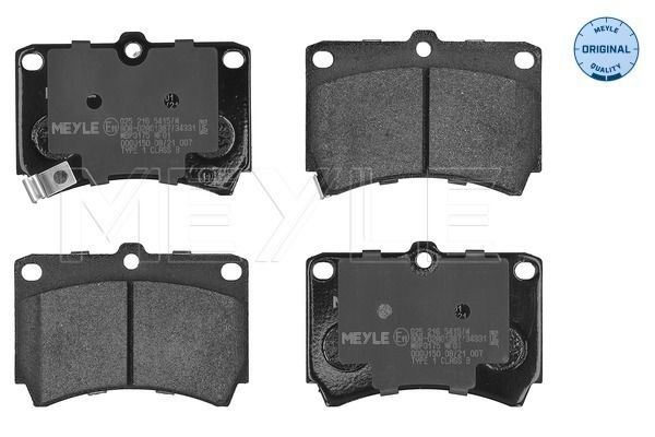 MEYLE 025 216 5415/W Brake pad set, disc brake