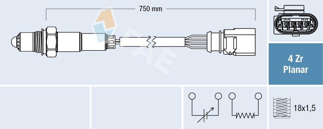 FAE 77901 Oxygen sensor