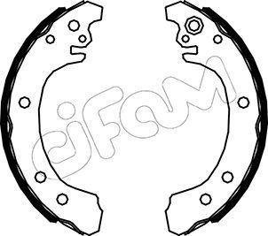 CIFAM 153-523 Brake shoe set