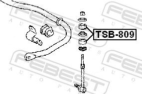 Mounting, axle strut-1