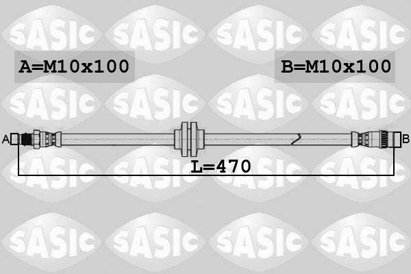 SASIC 6604042 Brake hose