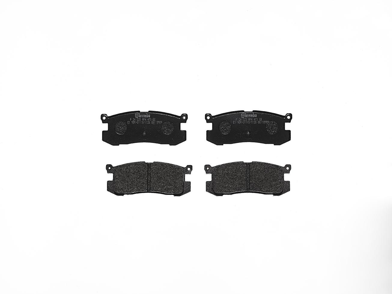 BREMBO P 24 025 Brake pad set, disc brake