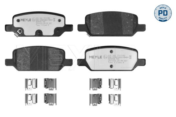 MEYLE 025 262 7717/PD Brake pad set, disc brake