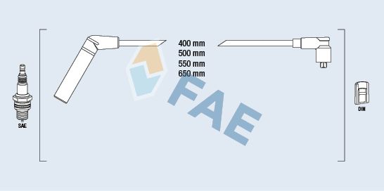 FAE 85379 Ignition cable kit