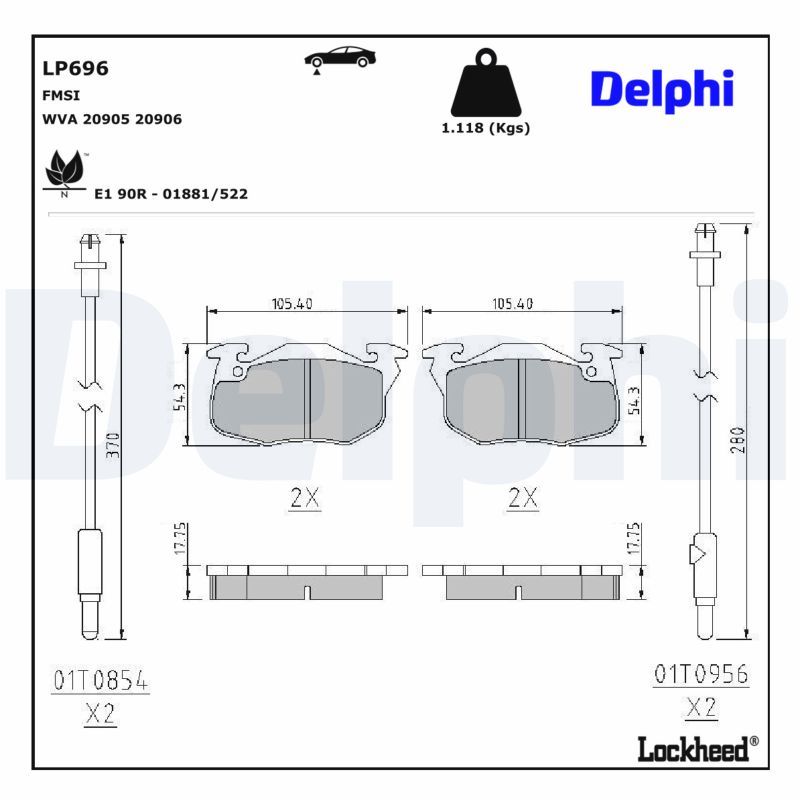 Brake Pad Set, disc brake-2