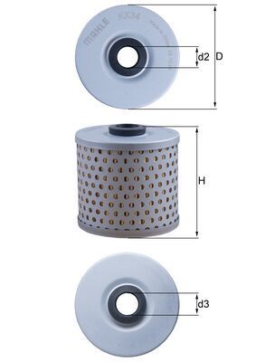 KNECHT KX 34 Fuel filter