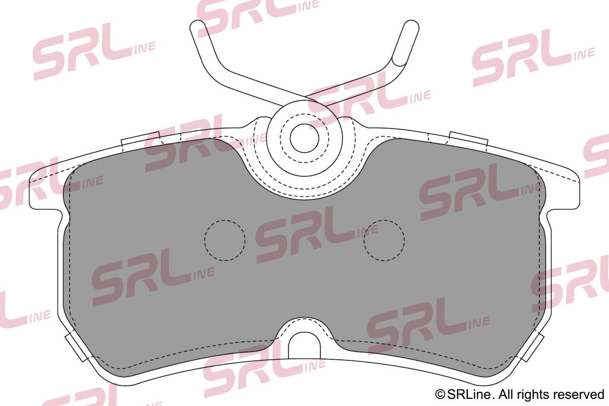 SRLINE S70-1059 Brake pad set, disc brake