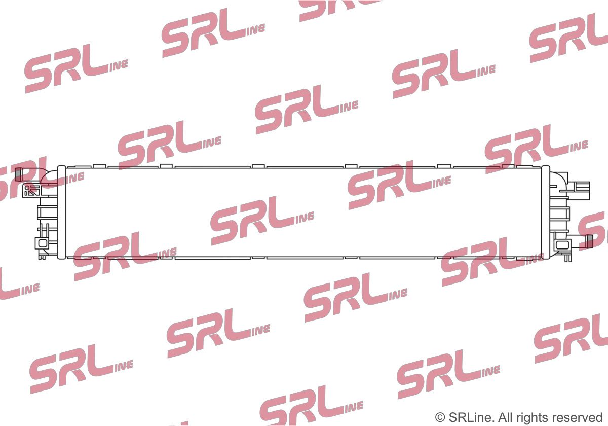 SRLINE 13E108-3 Low-temperature cooler, charge air cooler