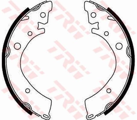 TRW GS8215 Brake shoe set