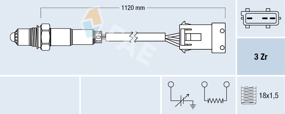 FAE 77307 Oxygen sensor