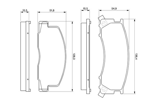 Brake Pad Set, disc brake-5