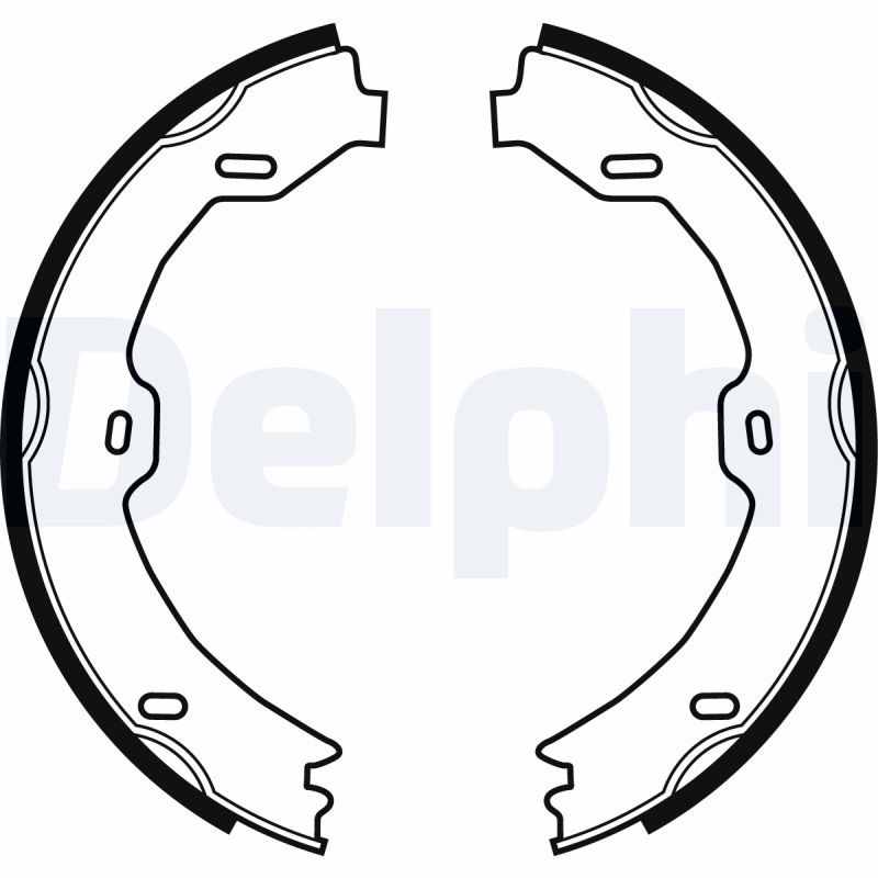 Brake Shoe Set, parking brake