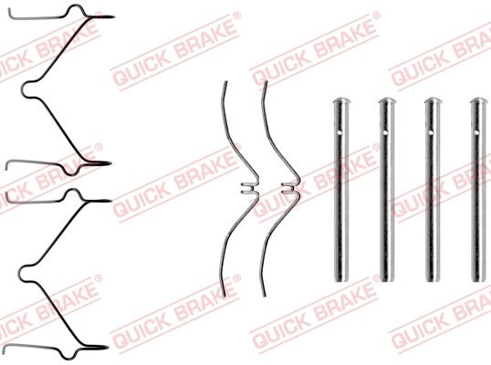 QUICK BRAKE 109-1126 Accessory kit, disc brake pad