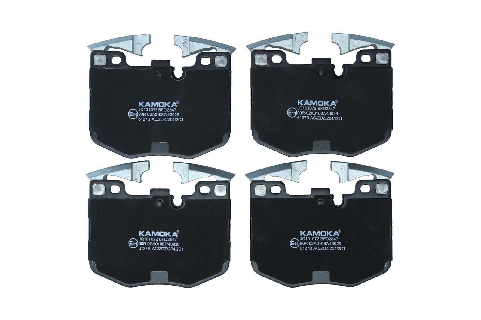 KAMOKA JQ101072 Brake pad set, disc brake