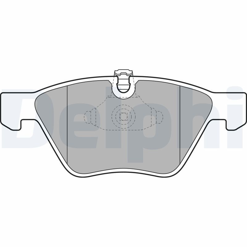 DELPHI LP1956 Brake pad set, disc brake