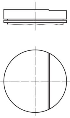 MAHLE 011 94 01 Piston