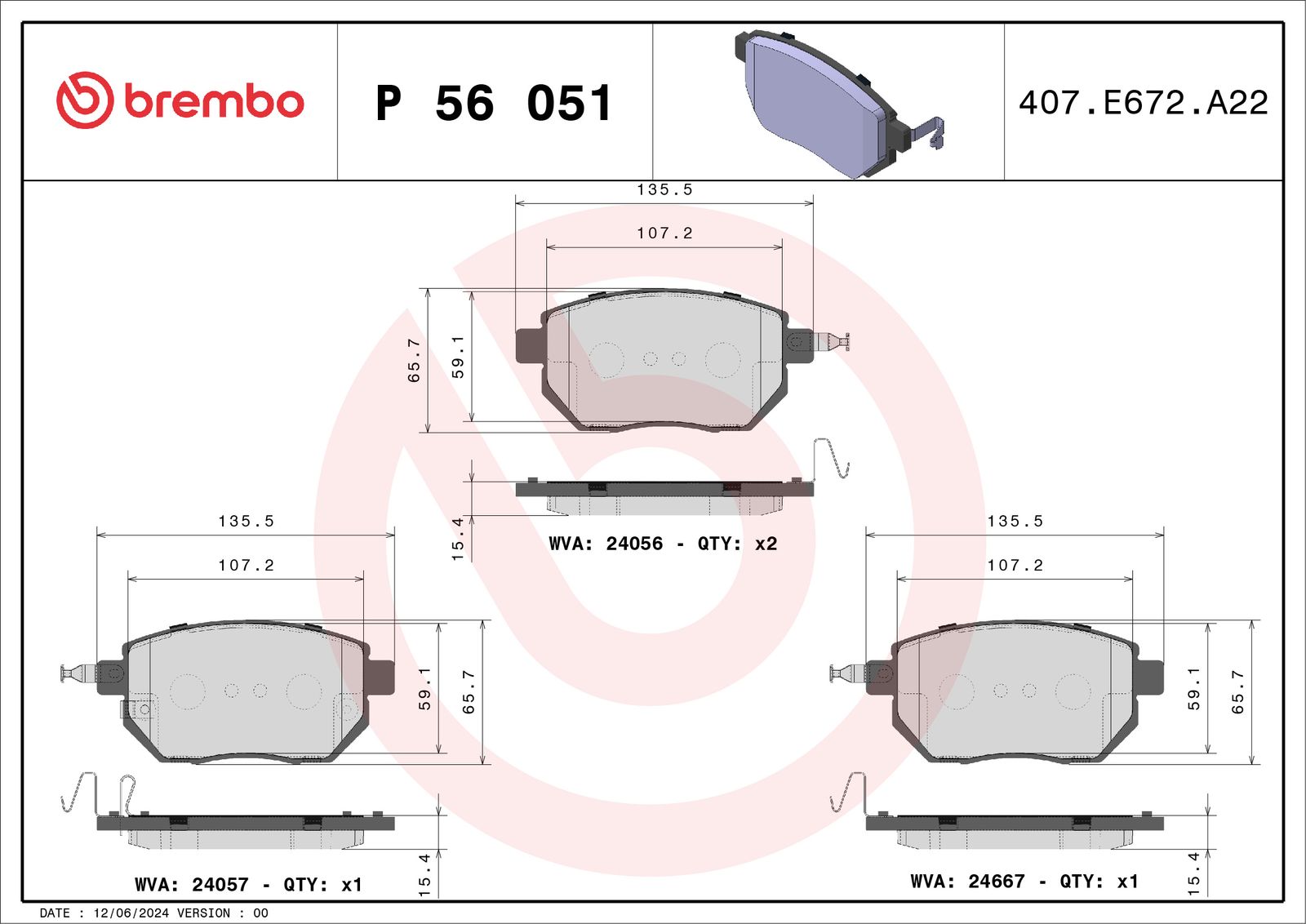 Brake Pad Set, disc brake-1
