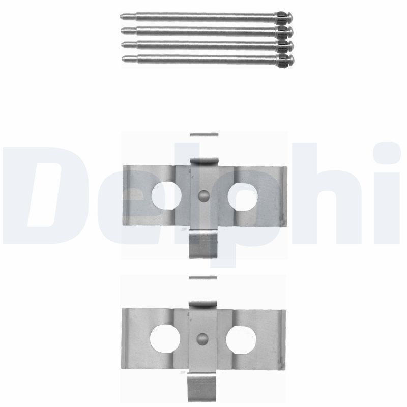 DELPHI LX0393 Accessory kit, disc brake pad