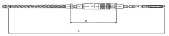 METZGER AUTOTEILE 10.7409 Cable pull, parking brake