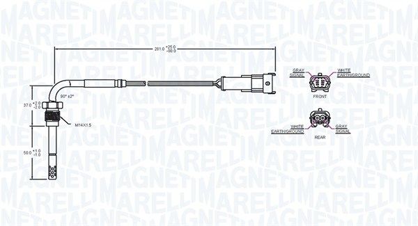 Sensor, exhaust gas temperature-1