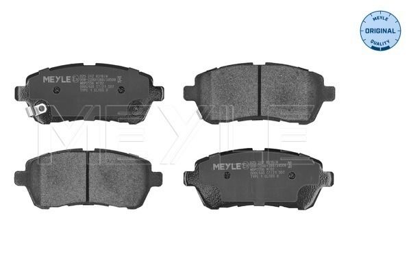 MEYLE 025 242 8316/W Brake pad set, disc brake