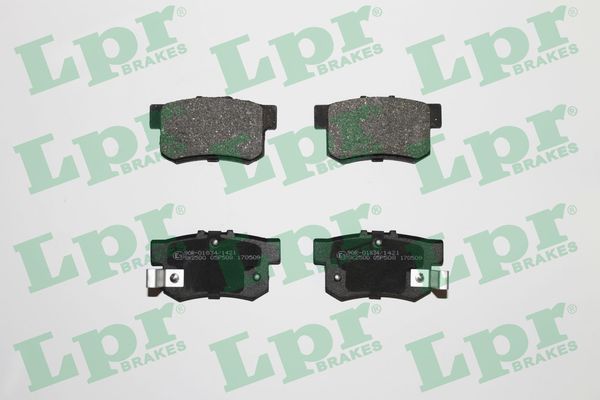 LPR 05P508 Brake pad set, disc brake