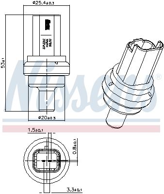Sensor, coolant temperature-5